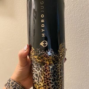 HydroJug Black with Leopard 32oz sport-custom